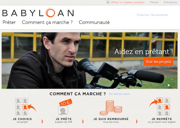Page d'accueil Babyloan