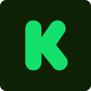 Logo kickstarter, plateforme de crowdfunding