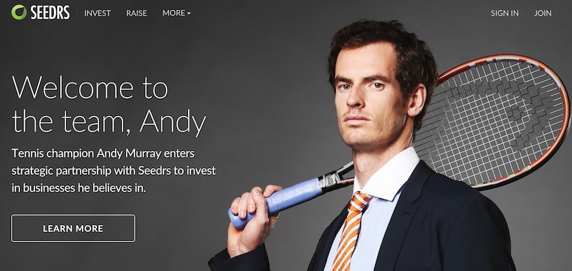 Andy Murray s'investit dans le crowdfunding