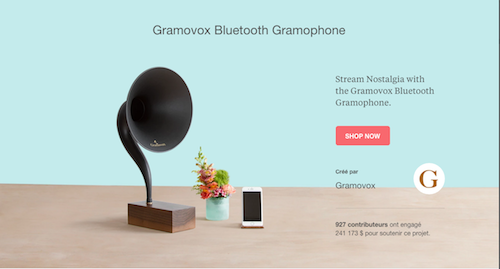 Kickstarter Gramovox project