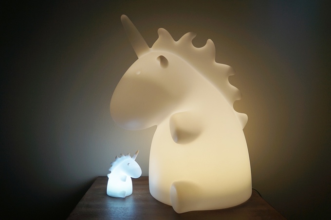 Giant Unicorn Lamp, projet crowdfunding