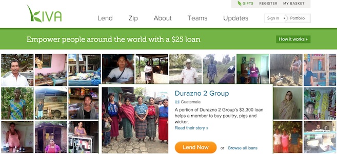Kiva, plateforme de crowdfunding