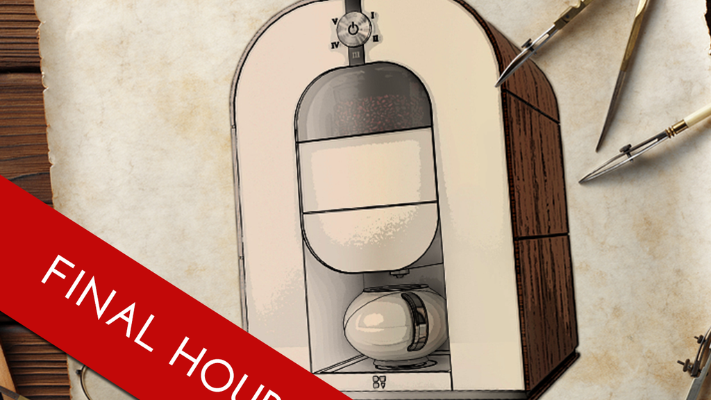 World’s first roast-grind-brew coffee machine project video thumbnail