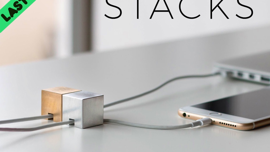 STACKS - Metal Cube Desk Accessories & Desk Organizer project video thumbnail