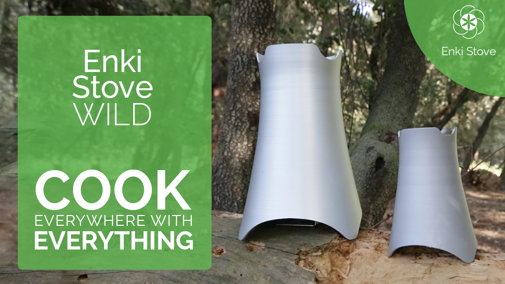 Enki Stove Wild: Cook everywhere using any kind of biomass project video thumbnail