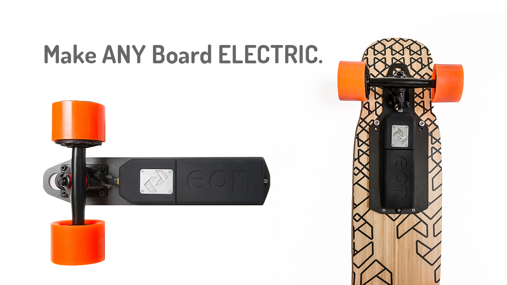 Unlimited's Eon | World's 1st Electric Skateboard Powertrain project video thumbnail